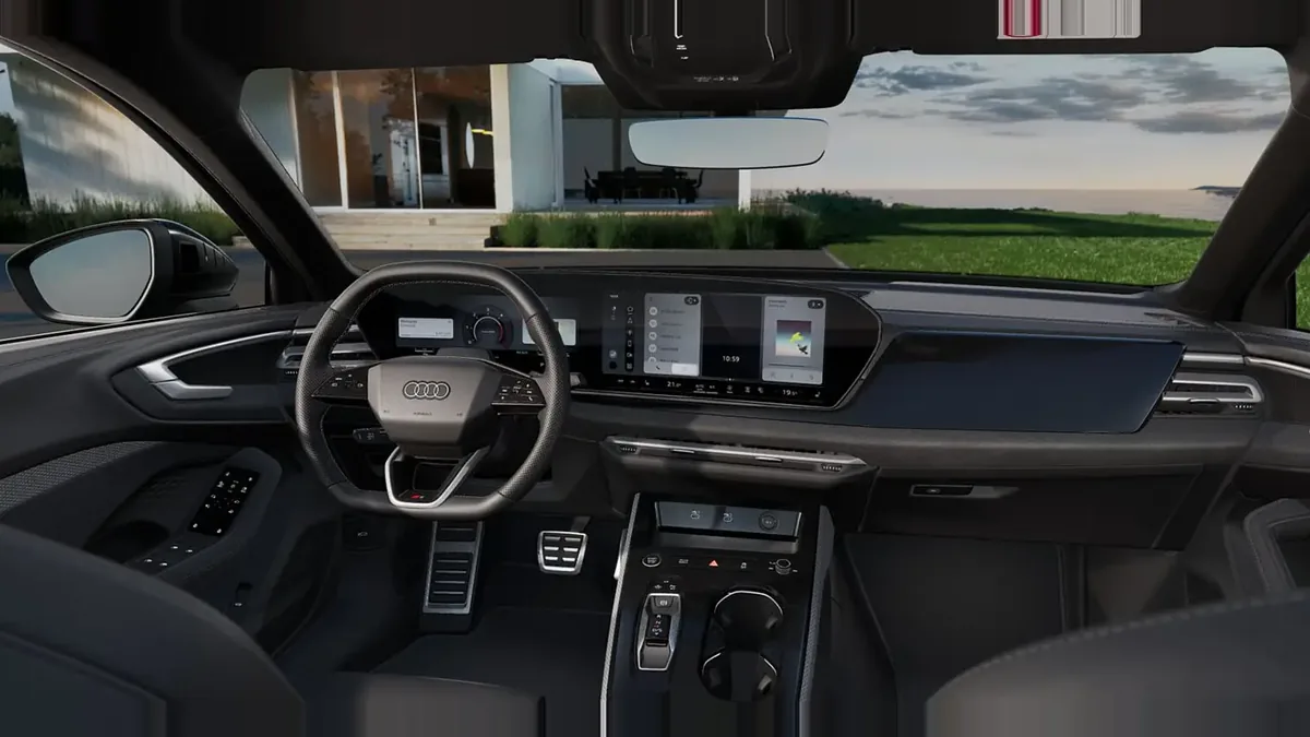 Audi A5 TDI 150kW (204CV) Black Line de ocasión en renting — Delantera