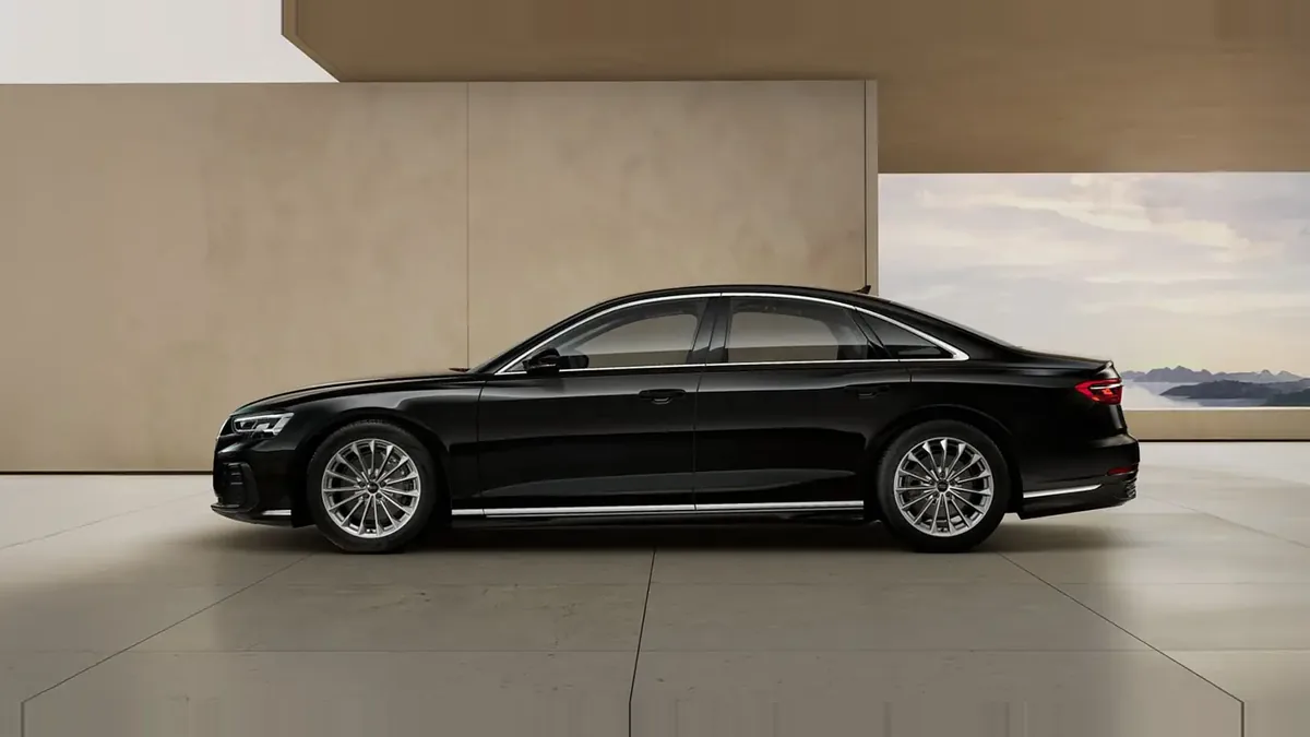 Audi A8 50 TDI 210kW (286CV) Quattro Tiptronic de ocasión en renting — Lateral
