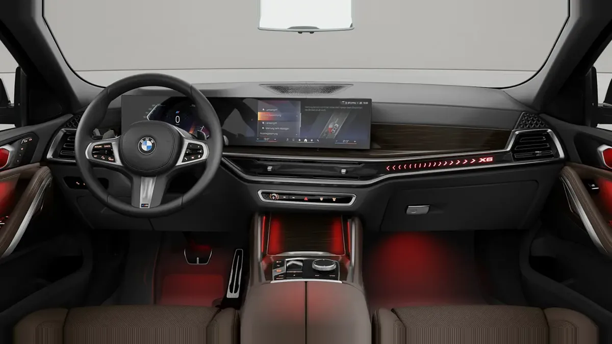BMW X6 xDrive 40d M Sport nuevo en renting — Interior