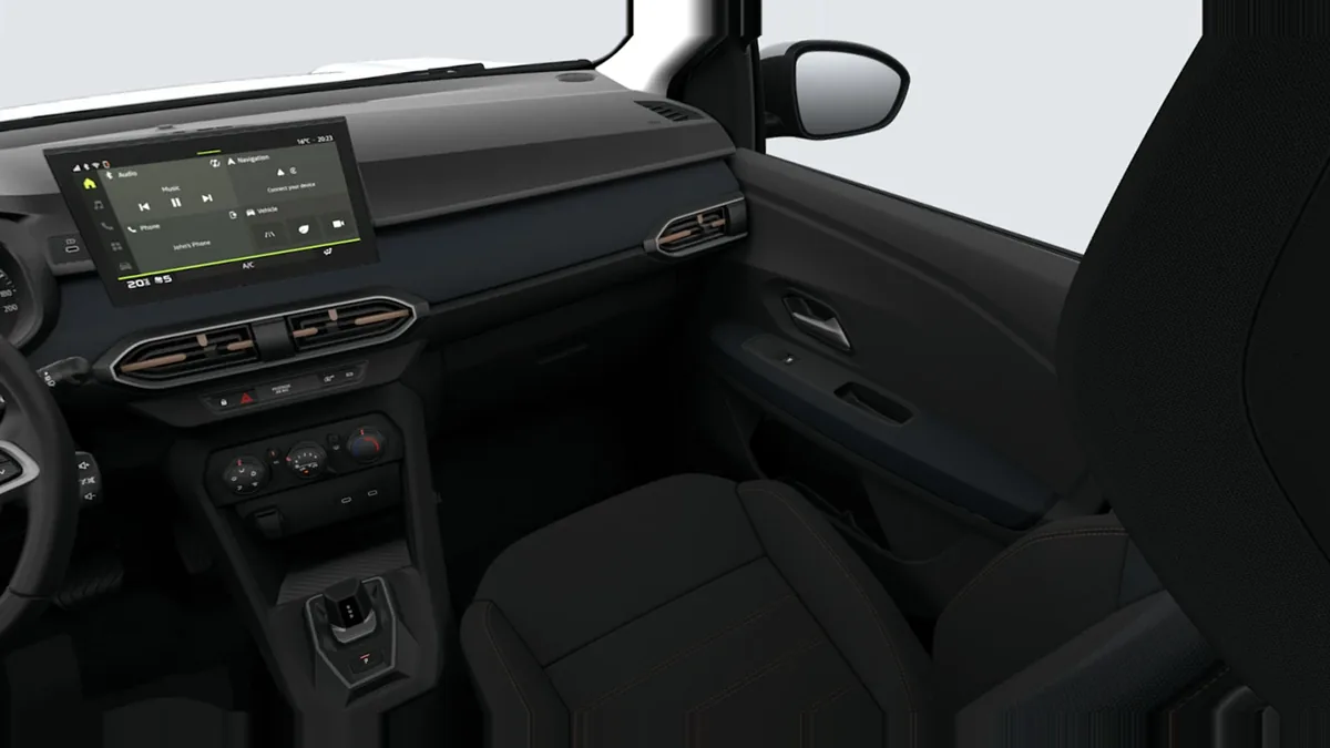 Dacia Sandero Stepway Expression ECO-G 120 AT nuevo en renting — Interior
