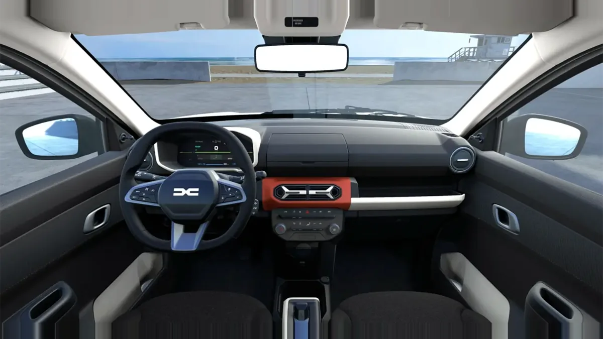 Dacia Spring Expression Electric 33kW (45CV) nuevo en renting — Delantera