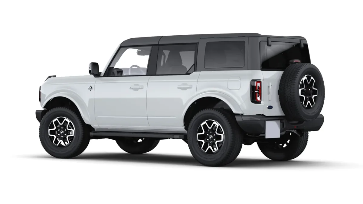 Ford Bronco Outer Banks 2.7 EcoBoost V6 335CV nuevo en renting — Trasera