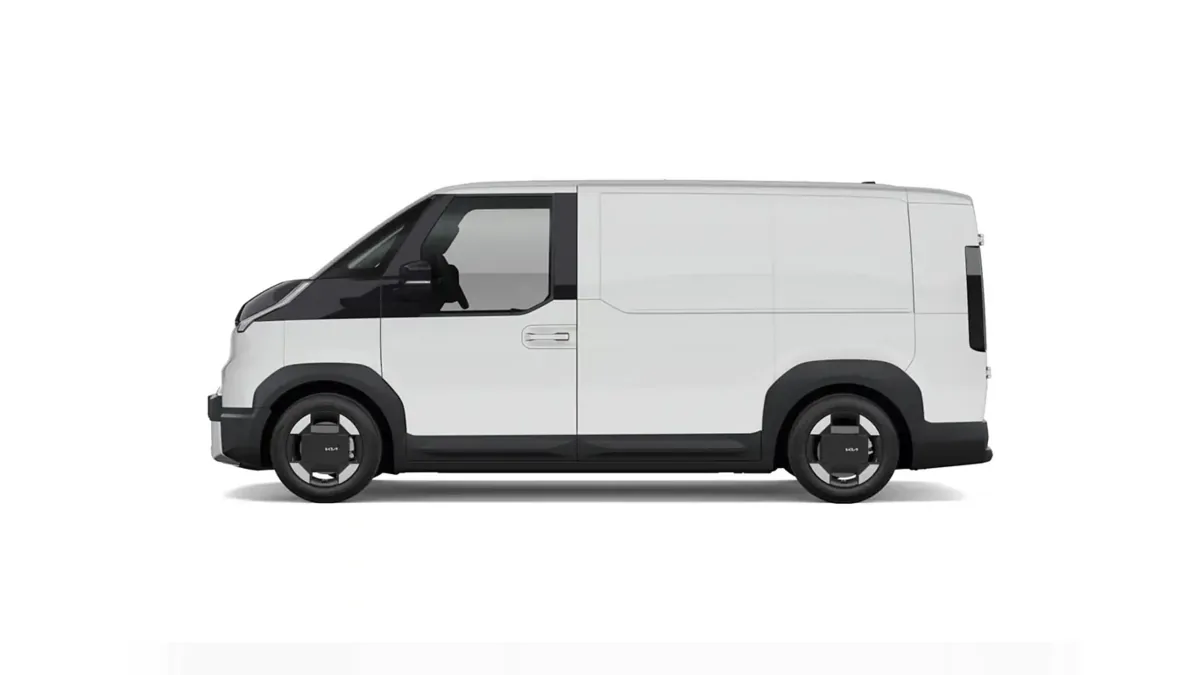 Kia PV5 Cargo L2H1 LR Essential de ocasión en renting — Lateral
