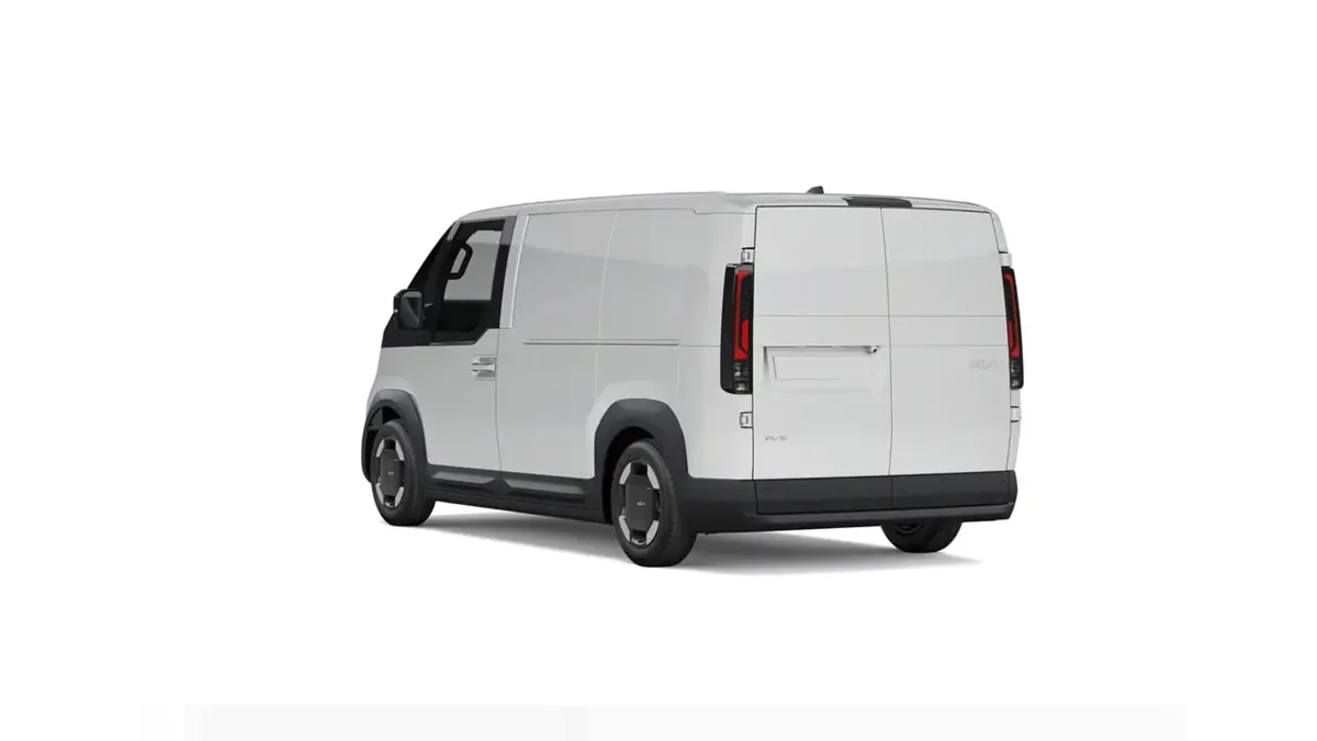 Kia PV5 Cargo L2H1 LR Essential de ocasión en renting — Trasera