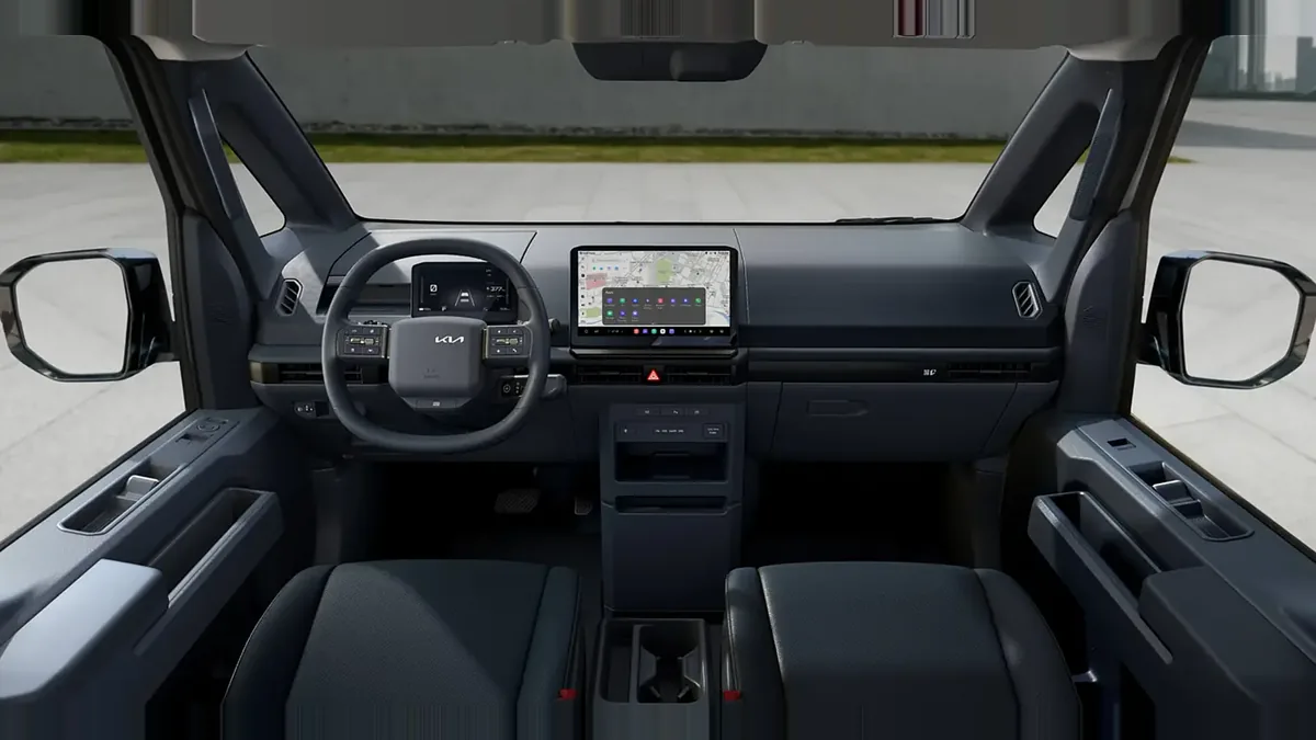 Kia PV5 Cargo L2H1 LR Essential de ocasión en renting — Delantera