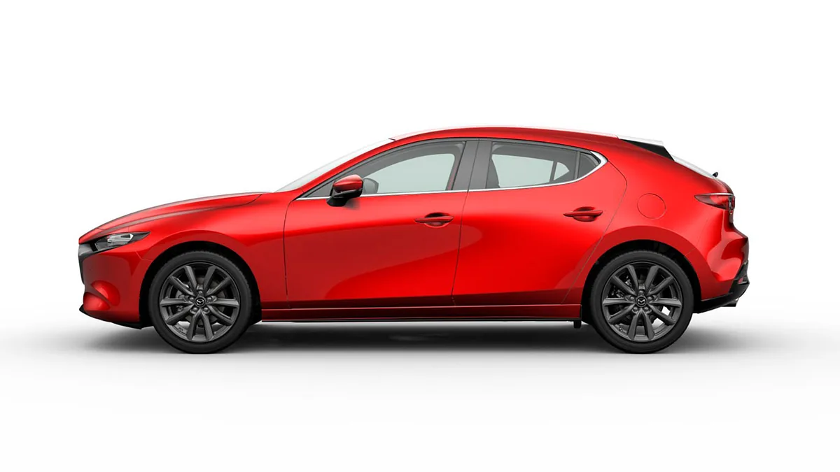 Mazda 3 2.5L e-Skyactiv G MHEV 140CV 6AT Centre-Line RD nuevo en renting — Lateral