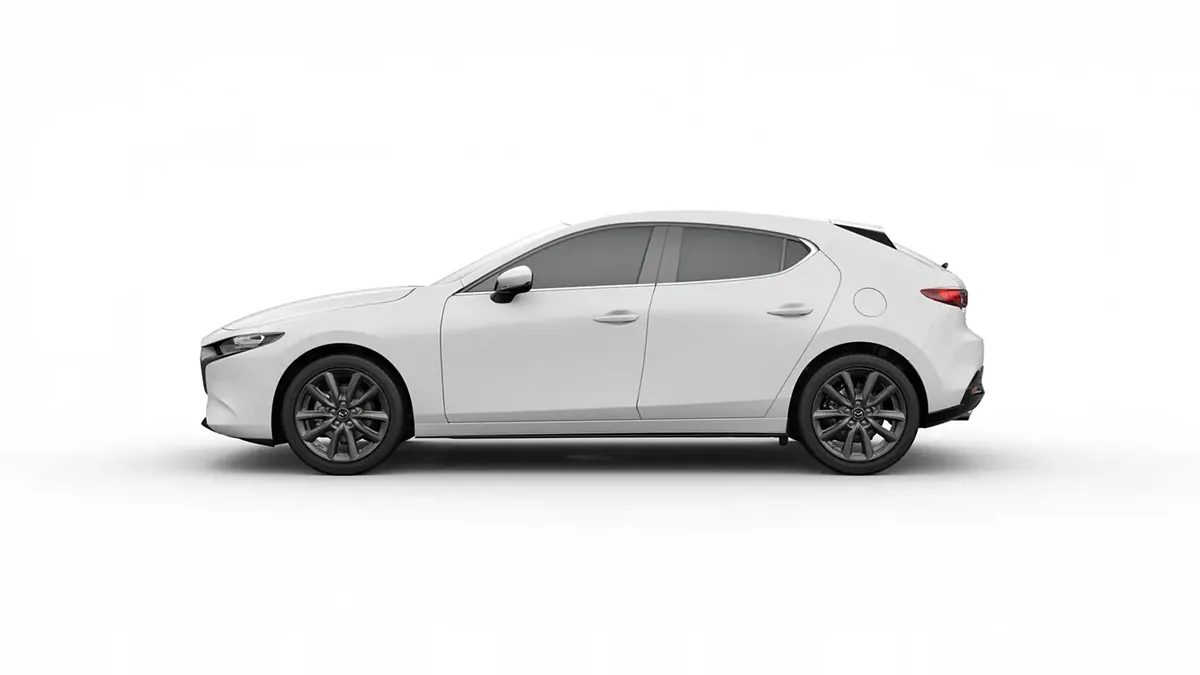 Mazda 3 2.5L e-Skyactiv G MHEV 140CV 6MT Prime-Line nuevo en renting — Lateral