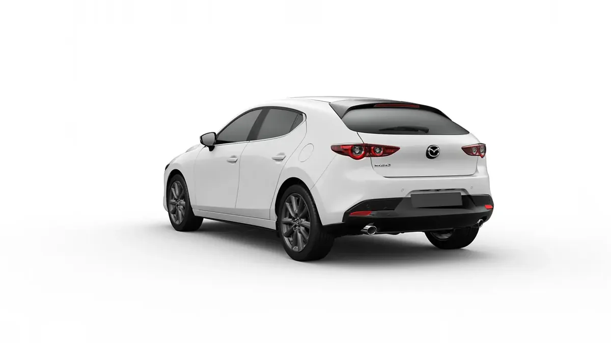 Mazda 3 2.5L e-Skyactiv G MHEV 140CV 6MT Prime-Line nuevo en renting — Trasera