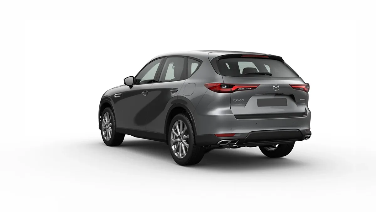 Mazda CX-60 e-Skyactiv D MHEV 8AT RWD Exclusive-Line nuevo en renting — Trasera