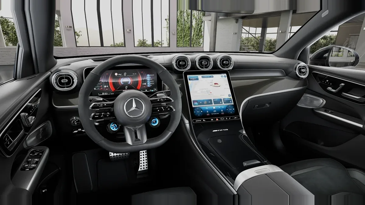 Mercedes-AMG GLC Coupé 63 S E Performance nuevo en renting — Delantera