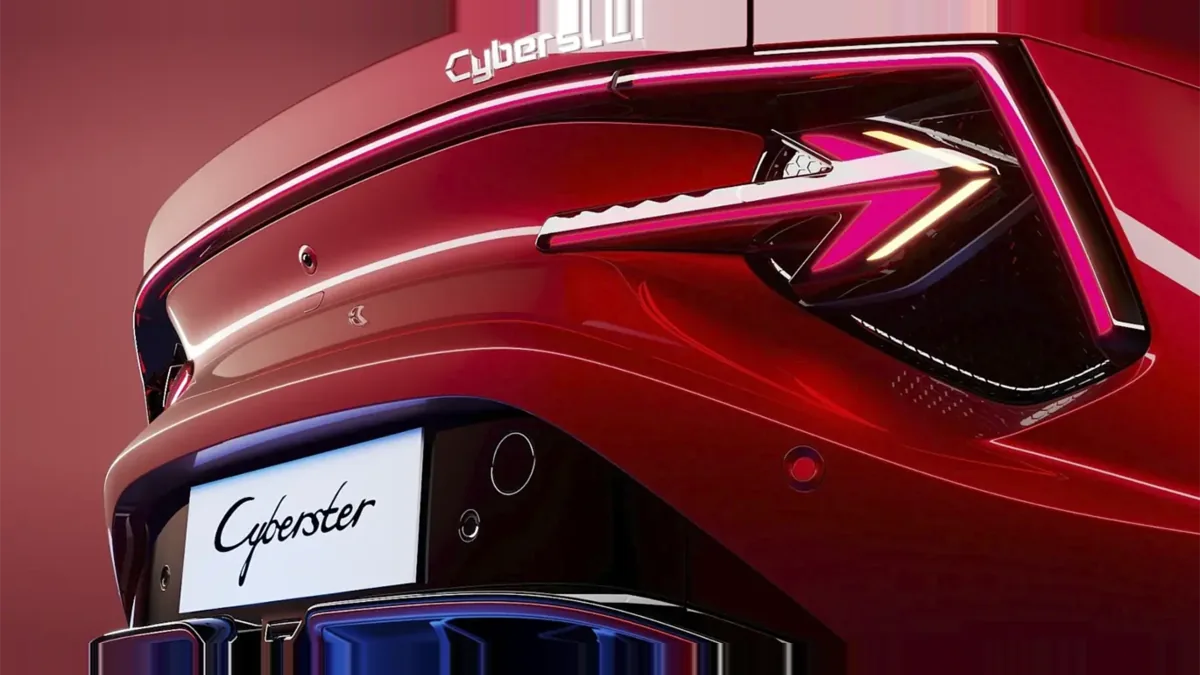 MG Cyberster Trophy Single Motor nuevo en renting — Trasera
