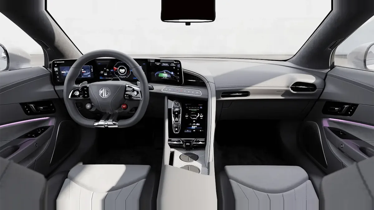 MG Cyberster Trophy Single Motor nuevo en renting — Interior