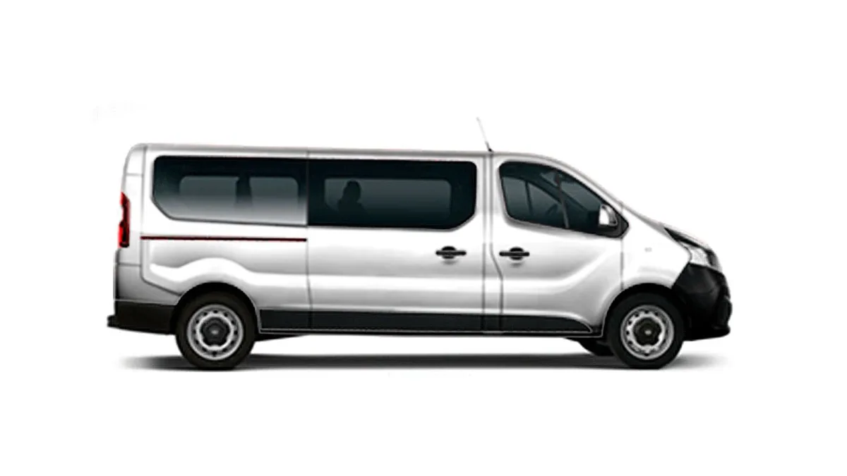 Nissan Primastar Combi 9 L2H1 N-Connecta 150CV II nuevo en renting — Delantera