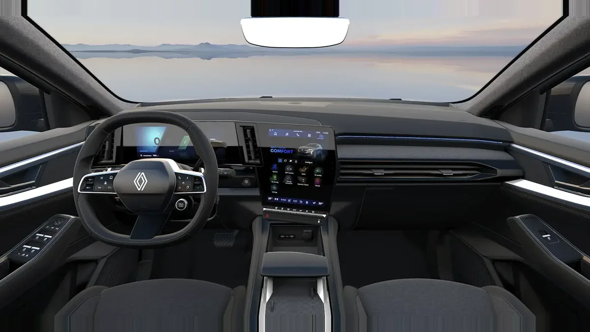 Renault ESPACE TECHNO E-TECH FULL HYBRID 200CV de ocasión en renting — Delantera