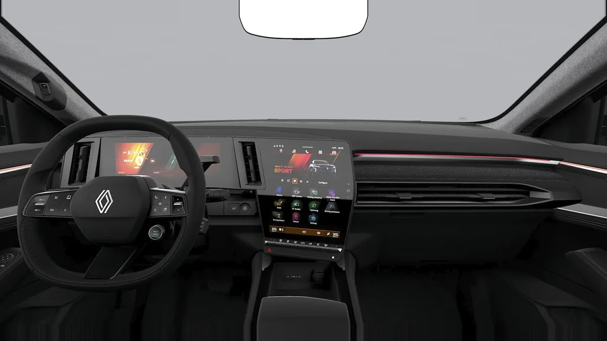 Renault RAFALE TECHNO E-TECH FULL HYBRID 200CV nuevo en renting — Delantera